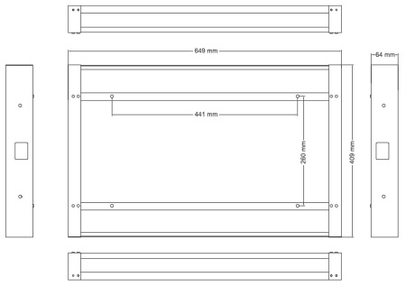 Телевизор в зеркале AVS220FS (Magic Mirror)